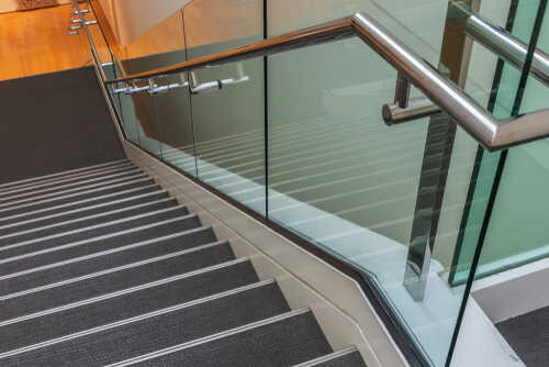 polished handrail